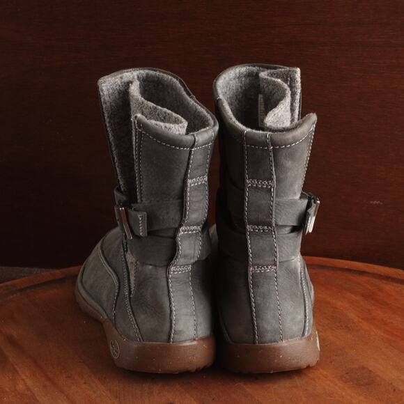 Chaco Boots WMS SZ 7 Gray Hopi Leather Pull On Waterproof Outdoor Casual Winter - Picture 7 of 15